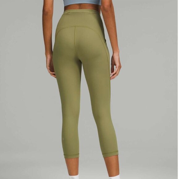 Lululemon Swift Speed High-Rise Crop 21" Bronze Green - Picture 8 of 8
